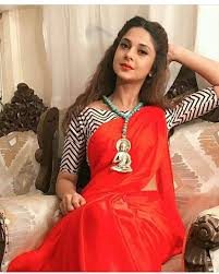 Jennifer Winget Designer Saree Blouse Patterns Saree Look Saree Blouse Designs