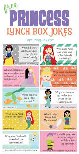 Disney Princess Lunch Box Jokes Capturing Joy With Kristen Duke Lunchbox Jokes Princess Lunch Box Funny Jokes For Kids