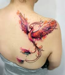 Bird tattoo ideas for men; Phoenix Tattoo Meaning For Guys Girls The Skull And Sword