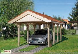 Carport Bois Lamelle Colle Toiture Deux Versants Carport Bois Toiture Bois