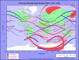 The shaded area will see the annular solar eclipse; Nasa Solar Eclipses 2021 2030