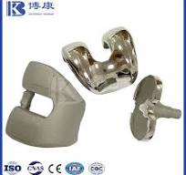 ASTM F75 Cocrmo Lost Wax Orthopedic Artificial Prosthetic Knee Implants  Joint Casting