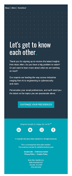 Step Into The Future With Booz Allen Really Good Emails Email Layout Best Email Email Templates