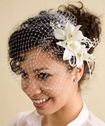 3 Ways To Veil Your Curly Crown Fascinator Hairstyles White Fascinator Curly Wedding Hair