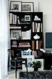 Black Billy Bookcase With Doors Image Result For How To Decorate A Black Billy Shelf Ikea Billy Bookcase Home Decor Home