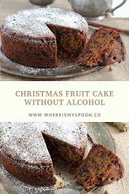 Soak it only a week before you intend baking the cake. Easy Fruit Cake Recipe Non Alcoholic Christmas Fruit Cake