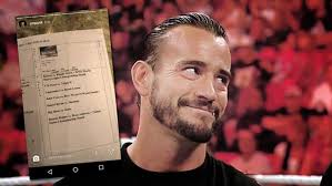 Maybe you would like to learn more about one of these? Cm Punk Leaks Original Wwe Wrestlemania 30 Card