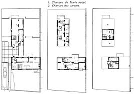 Le Corbusier Maison Jaoul 1954 1956 Paris France Architectural Floor Plans How To Plan Le Corbusier