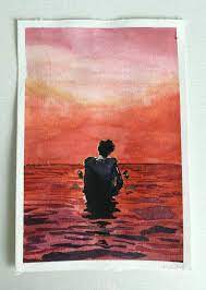 Watercolor paintings for beginners watercolor projects watercolour tutorials watercolor techniques watercolor cards how to paint leaves (without getting caught up in the details). Harrystyles Watercolor Sign Of The Times Sott