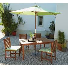Buy Collection Madison 4 Seater Wooden Patio Set Green At Argos Co Uk Your Online Shop For Garden Table And Chair S Garden Table And Chairs Patio Set Patio
