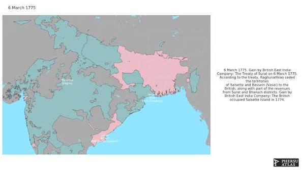How did Anglo-Maratha Wars reshape the political map? (1775 AD–1818 AD)
