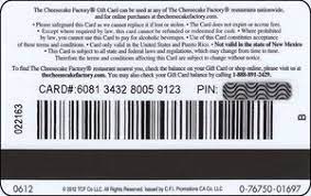Check spelling or type a new query. Gift Card Cake 2 Cheesecake Factory United States Of America The Cheesecake Factory Col Us Cf 004