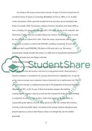 A winning concept paper will capture the attention of whoever is reading it and get you need to back up your passion for the topic under research with solid literature that supports the topic, for example, literature that supports the. Accounting Concepts Essay Example Topics And Well Written Essays 1500 Words