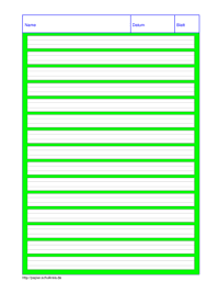 Ausdrucken schreiblinien lineatur klasse 1 : Grundschulpapier Linien Und Karos Selbst Kostenlos Ausdrucken