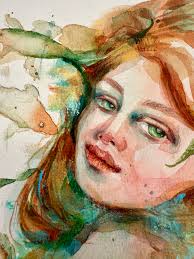 Developing an abstract art voice with markers and micron pens