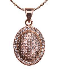 Shipping Address Nikola Valenti Free Jewelry Rose Gold Plated Pave Oval Necklace Free Jewelry Rose Gold Plates White Gold Sapphire