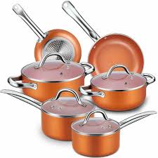 10 Piece Professional Grade Kitchen Cookware Set Nonstick Pots And Pans Cooking Cookware Sets Pots And Pans Sets Kitchen Cookware Sets Cookware Set Nonstick