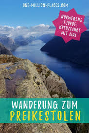 Oben auf dieser riesigen klippe gibt es kein geländer und der ausblick wird oft als einer der spektakulärsten der welt beschrieben. Stavanger Unsere Wanderung Zum Preikestolen Norwegen Preikestolen Norwegen Romantikreisen Norwegen