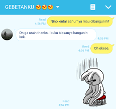 Menunggu balsan chat dari kamu tuh sama kaya menunggu mak dari pasar. Kata Kata Menunggu Chat