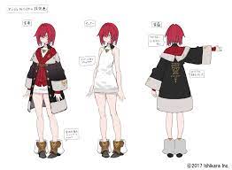 アンジュ カトリーナ 17日 月 夜 戌亥と多分ホラゲｶﾓ on twitter 女性キャラクターデザイン 三面図 コスチュームのアイデア