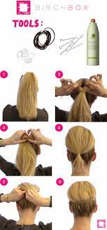 How To Get A Reverse Topsy Tail Bun Hairstyle Hair Styles Hair Beauty
