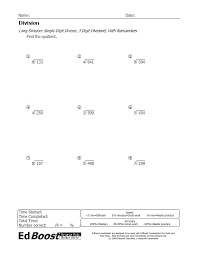 These worksheets cover most division subtopics and are were also conceived in line with common core. Long Division With Remainders Edboost