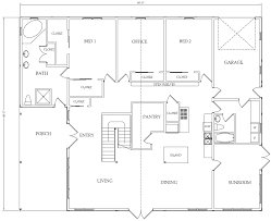 All horse barn with apartment plans include a master bedroom, master bathroom, kitchen and great room. The Western Classic Sample Interior Floor Plans