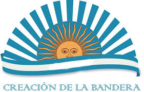 The flag of argentina is a triband, composed of three equally wide horizontal bands coloured light blue and white. Bandera Argentina Vintage Logo Design Idea Creativas Sun And Stars