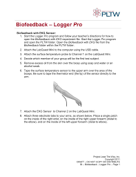 Biofeedback Logger Pro