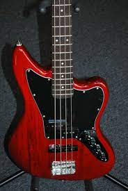 2012 Squier Vintage Modified Jaguar Special Bass Trans Red Nearly New 7743 Ebay Squier Fender Bass Guitar Bass