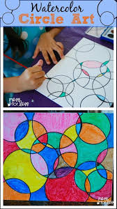 Painting With Circles Homeschool Art Watercolor Circles Art Projects