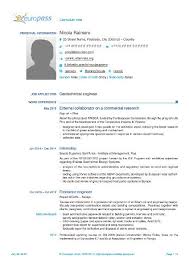 Europass cv template word download! Another Latex Template For The 2013 Europass Cv Rainnic In The Clouds