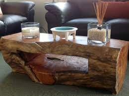 It just takes a bit of sanding. Easy Diy Projects You Can Do With Tree Trunks Log Coffee Table Tree Stump Furniture Tree Furniture
