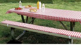Table Cover Padded Bench Cushions Intersource Enterprises D16 243 Picnic Camping World Picnic Bench Covers Camping Supplies Picnic Table Bench