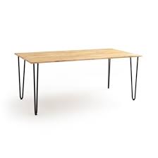 An esstischen und küchentischen geht es oft heiß her auch wenn kein essen darauf steht. Esstisch Adza Fur 8 Personen Eiche Massiv Eiche La Redoute Interieurs La Redoute