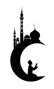 Eid Mubarak Black And White Clipart Ramadan Islam Muslim Transparent Clip Art Cute766