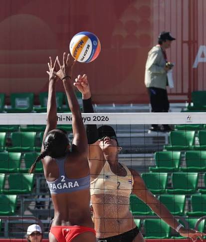 🇹🇭“ไบร์ท-เบส” ชิงเหรียญทองเอเชียนเกมส์พรุ่งนี้ เจอ จีนอันดับ 17 โลก  🏖️รอบรองชนะเลิศ ทีมหญิงวอลเลย์บอลชายหาด เอเชียนเกมส์ 2026 ครั้งที่ 20  เมืองนาโกย่า ประเทศญี่ปุ่น 🇹🇭“ไบร์ท“ธาราวดี นาราพรลภัส แล