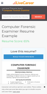 Some organizations may find it necessary to his claims to be a forensic scientist were bogus, and the bsc and phd qualifications he claimed were in. Computer Forensics Resume 20 Guides Examples