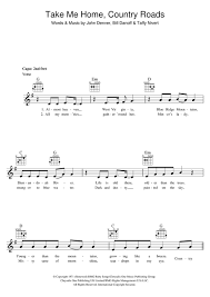 John Denver Take Me Home Country Roads Sheet Music Notes Chords Score Download Printable Pdf Sheet Music Notes Piano Sheet Music Free Lyrics And Chords