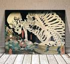 Amazon.com: Traditional Japanese Kabuki Art ~ CANVAS PRINT ...