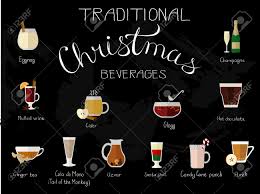 These fragrant and sophisticated cocktails may sound exotic. Illustration Of Traditional Christmas Beverages Made In Flat Royalty Free Cliparts Vectors And Stock Illustration Image 65551812
