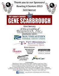 Thanks To Our Sponsors For The Bowling 4 Seniors Tournament Federal Credit Union Thornhill Sponsor