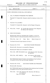 RECORD OF PROCEEDINGS