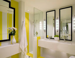 Bathroom tiles are an easy way to update your bathroom without completely renovating the whole room. Yellow Tile Bathroom Design Ideas