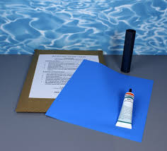 Gefullten Pool Flicken Loch
