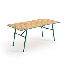 table de jardin pliante bois et metal sohan la redoute interieurs table de jardin pliante b table de jardin pliante table de jardin meubles de jardin en rotin