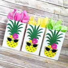 Ananas Mitbringsel Taschen Partydekoration Ananas Dekorationen Tropische Party