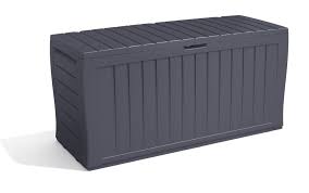 This keter box is a nice colour but the quality is poor not very strong plastic like my identical grey one i have. Keter Auflagenbox Marvel Plus 220kg Belastbar Kaufland De