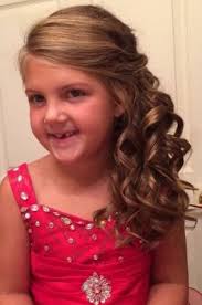 Little Girl Pageant Side Curls Pageant Hair And Makeup Pagent Hair Flower Girl Hairstyles