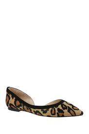 Sam Edelman Rena Half D Orsay Genuine Calf Hair Flat In Natural Lyst